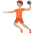 Person Playing Handball Medium Skin Tone Emoji from Twemoji Set