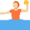 Person Playing Water Polo Medium Light Skin Tone Emoji from Twemoji Set