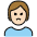 Person Pouting Light Skin Tone Emoji from OpenMoji Set