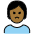 Person Pouting Medium Dark Skin Tone Emoji from OpenMoji Set