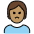 Person Pouting Medium Skin Tone Emoji from OpenMoji Set
