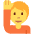 Person Raising Hand Emoji from Twemoji Set
