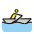 Person Rowing Boat Emoji from OpenMoji Set
