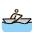 Person Rowing Boat Light Skin Tone Emoji from OpenMoji Set