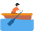 Person Rowing Boat Light Skin Tone Emoji from Twemoji Set