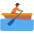 Person Rowing Boat Medium Dark Skin Tone Emoji from Twemoji Set