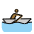 Person Rowing Boat Medium Dark Skin Tone Emoji from OpenMoji Set