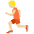 Person Running Medium Light Skin Tone Emoji from Twemoji Set