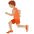 Person Running Medium Skin Tone Emoji from Twemoji Set