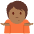 Person Shrugging Medium Dark Skin Tone Emoji from Twemoji Set