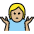 Person Shrugging Medium Light Skin Tone Emoji from OpenMoji Set
