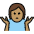 Person Shrugging Medium Skin Tone Emoji from OpenMoji Set