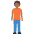 Person Standing Medium Dark Skin Tone Emoji from Twemoji Set