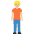 Person Standing Medium Light Skin Tone Emoji from Twemoji Set