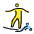 Person Surfing Emoji from OpenMoji Set