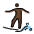 Person Surfing Dark Skin Tone Emoji from OpenMoji Set