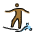 Person Surfing Medium Dark Skin Tone Emoji from OpenMoji Set