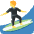 Person Surfing Emoji from Twemoji Set