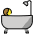 Person Taking Bath Emoji from OpenMoji Set