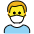 Person With Medical Mask Emoji from OpenMoji Set