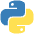 Python Icon from SVG Logos Set