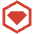 Rubygems Icon from SVG Logos Set
