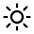 Download free Sun PNG, SVG vector icon from Mynaui Line set.