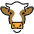 Cow Face Emoji from OpenMoji Set