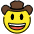 Cowboy Hat Face Emoji from OpenMoji Set