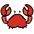 Crab Emoji from OpenMoji Set