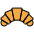 Croissant Emoji from OpenMoji Emoji Set