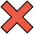 Cross Mark Emoji from OpenMoji Set