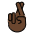 Crossed Fingers Dark Skin Tone Emoji from OpenMoji Set