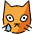 Crying Cat Emoji from OpenMoji Set