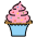 Cupcake Emoji from OpenMoji Set