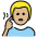 Deaf Man Medium Light Skin Tone Emoji from OpenMoji Set