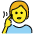 Deaf Person Emoji from OpenMoji Set