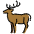 Deer Emoji from OpenMoji Set