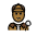 Detective Medium Dark Skin Tone Emoji from OpenMoji Set