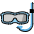 Diving Mask Emoji from OpenMoji Set
