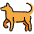 Dog Emoji from OpenMoji Set