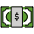 Dollar Banknote Emoji from OpenMoji Set