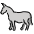 Donkey Emoji from OpenMoji Set