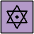 Dotted Six Pointed Star Emoji from OpenMoji Set