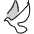 Dove Emoji from OpenMoji Set