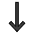 Down Arrow Emoji from OpenMoji Set