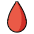 Drop Of Blood Emoji from OpenMoji Set