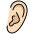 Ear Light Skin Tone Emoji from OpenMoji Set