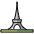 Eiffel Tower Emoji from OpenMoji Set