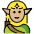 Elf Medium Light Skin Tone Emoji from OpenMoji Set